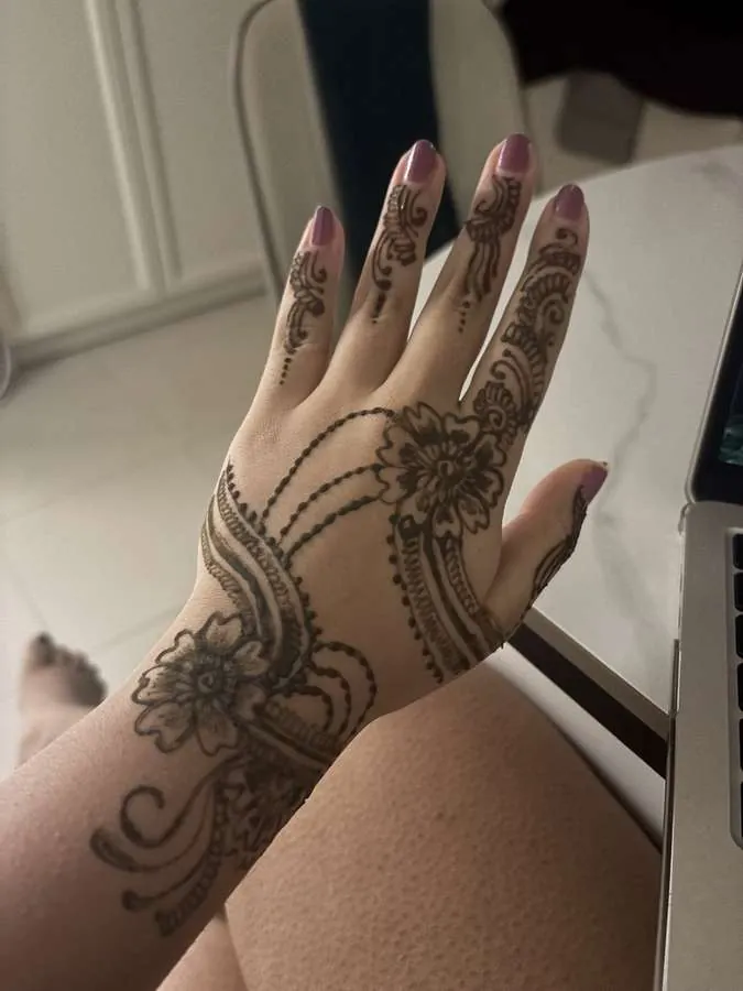 Mehendi henna design 8 by Ghanjani Jain, Hong Kong