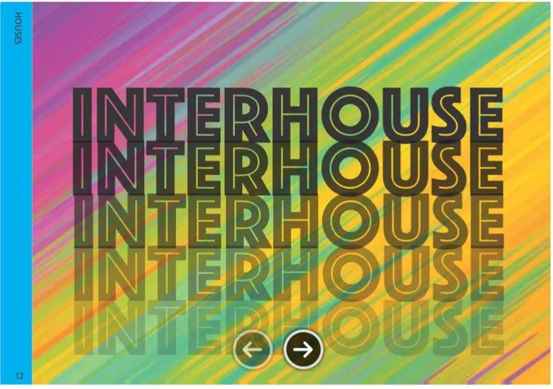 KGV school yearbook page: Interhouse