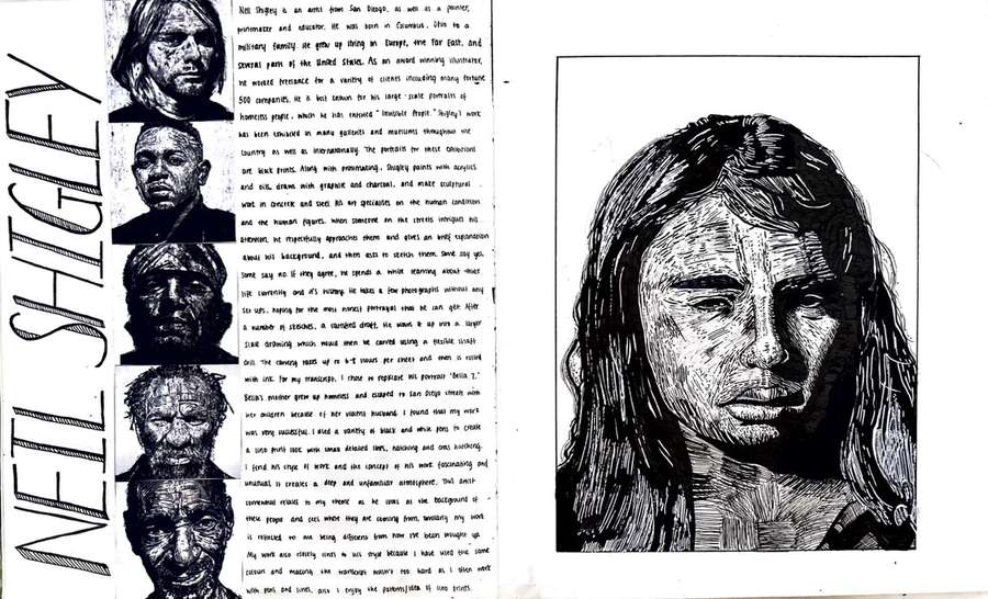 Artist research page: Neil Shigley research