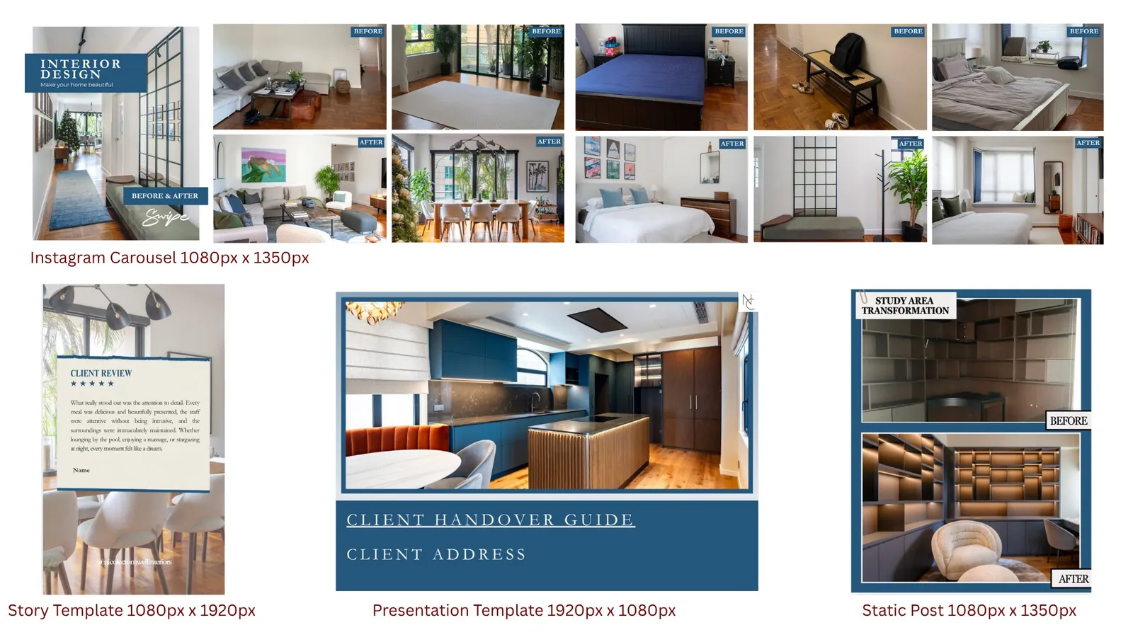 Nicole Cromwell Interiors social media content — slide 1 by Ghanjani Jain