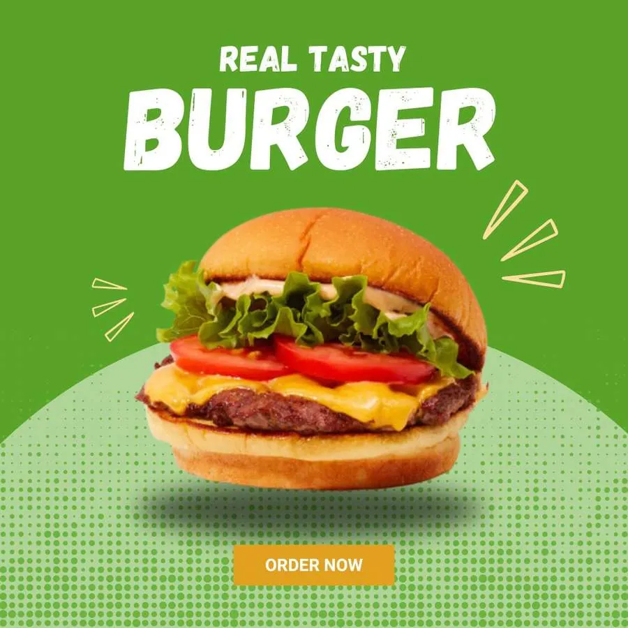 Shake Shack social media concept: Real Tasty Burger