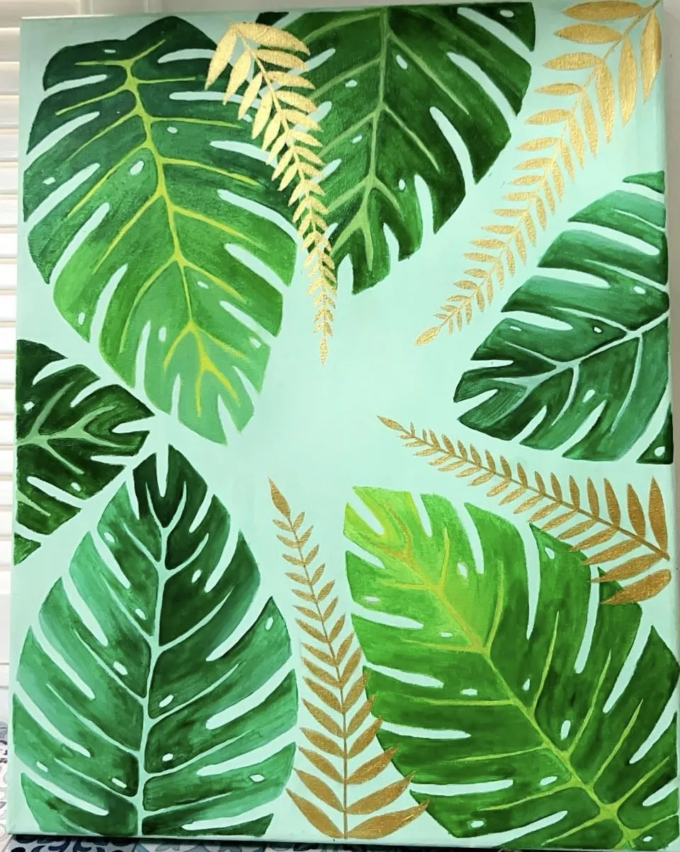 Tropical Botanicals — painting by Ghanjani Jain